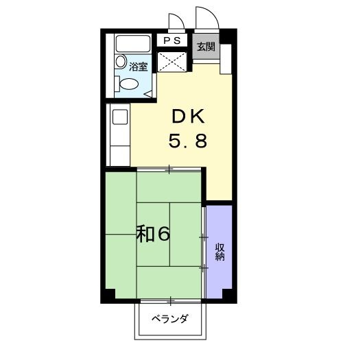 シャルマン若草　　谷市近郊の賃貸はクラスホーム刈谷店の間取り