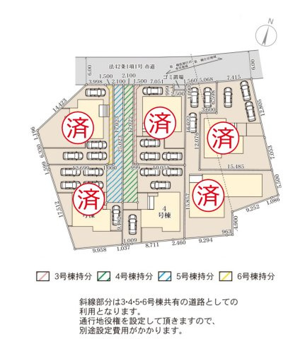 小美玉市羽鳥13期　新築戸建　4号棟の区画図|当日のご予約も大歓迎です！「今から見たい」も柔軟にご対応いたします♪