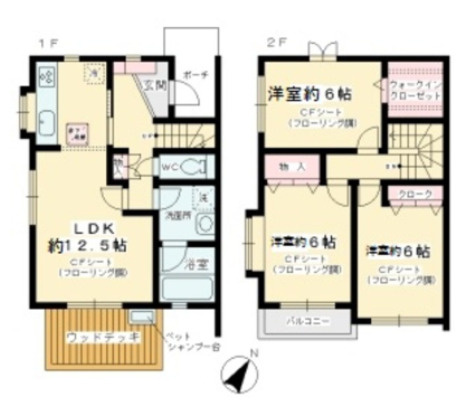 カサカリエンテ千歳台の間取り