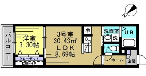 クレストリーズの間取り