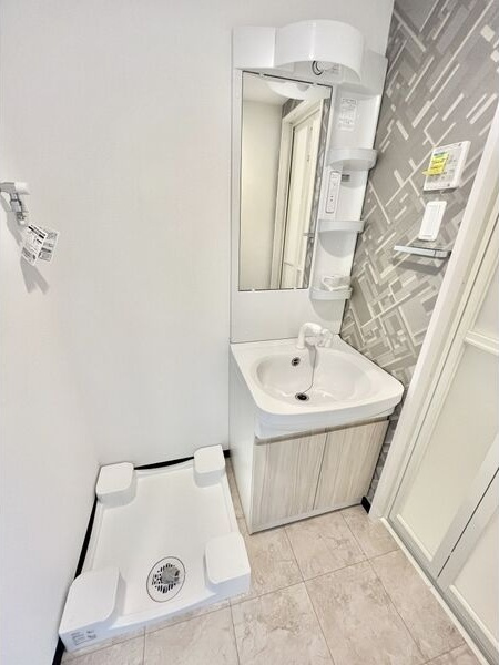 S-RESIDENCE星ヶ丘の洗面所