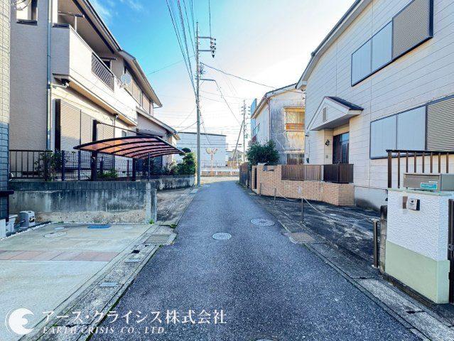 【前面道路含む現地写真】 | 流山市前ヶ崎12期 | のんびりした毎日を送りたい方にもおすすめ♪好きなスタイルで自由のに建築できるのも嬉しいポイント！閑静で落ち着いた住宅街でのびのび子育てするこができます！老後や夫婦二人の住まいにも如何でしょうか♪