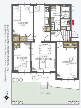 ◎茅ヶ崎市松が丘2丁目　松が丘ハイツH棟◎の間取り