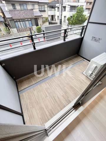 プレサンス京都東寺のバルコニー