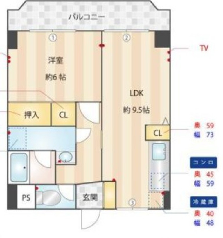 ラミアール聖蹟の間取り