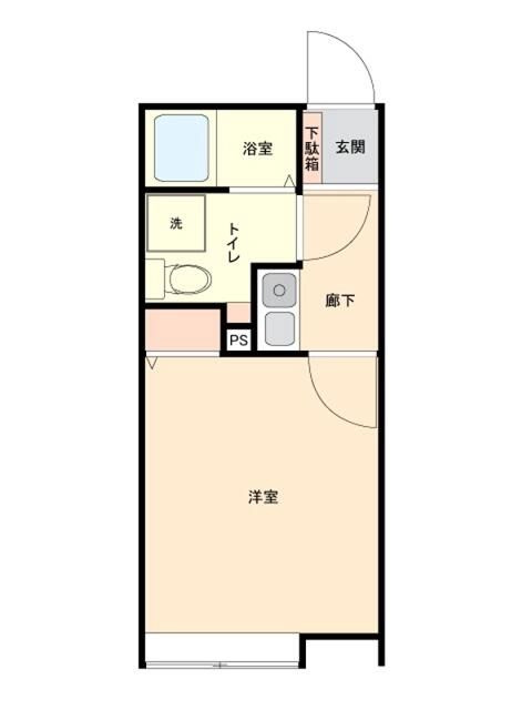 マ・ピエス読売ランド参番館の間取り