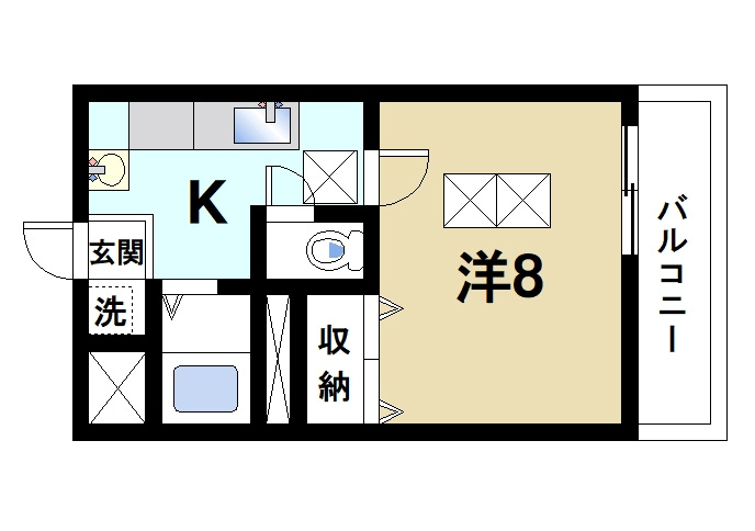 フクダ不動産新大宮マンションの間取り