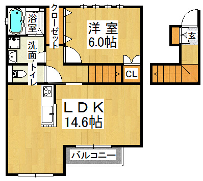 エクラス松陰の間取り|※間取りが現況と異なる場合は現況を優先します※※間取りが現況と異なる場合は現況を優先します※