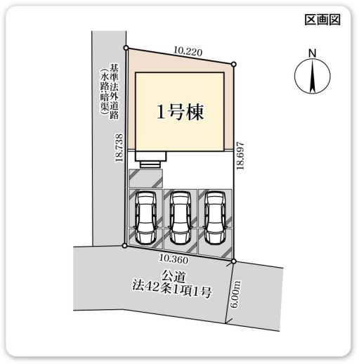 リーブルガーデン．Ｓ　深谷本住町第２　の区画図|現地区画図