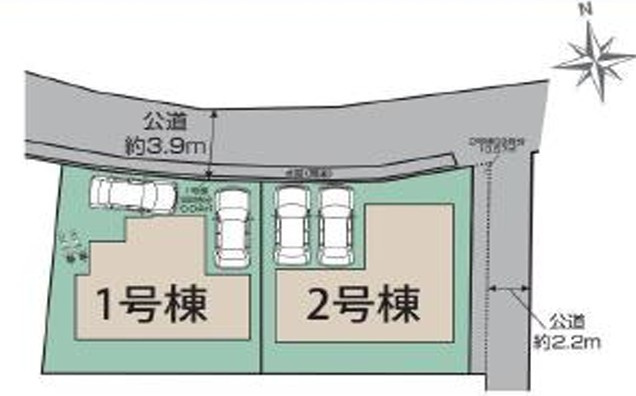 神戸市西区玉津町今津　2号棟　新築戸建のその他|区画図です