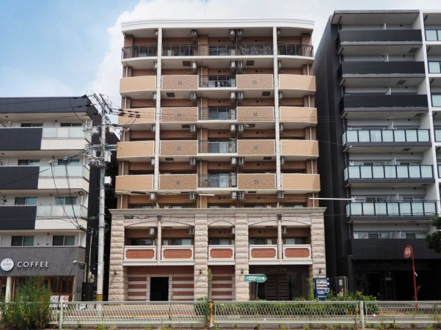 大阪市城東区東中浜２丁目の賃貸マンションの外観