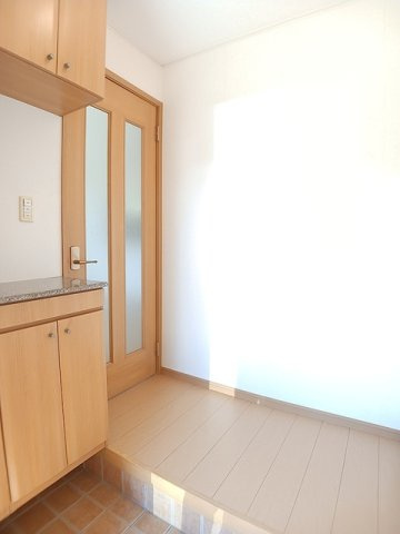 アルバーダＢの玄関