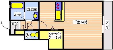シエスタコートの間取り