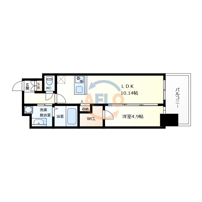 Alivis桜川の間取り|Alivis桜川　間取り