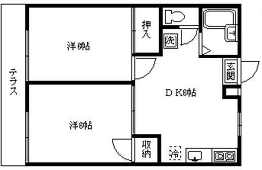 リバーサイド平井の間取り|間取りです。