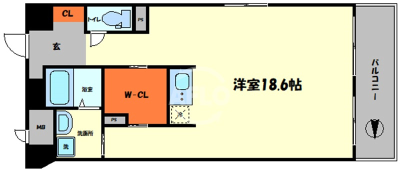Wolf Pack Apartmentの間取り|Wolf Pack Apartment（ウォルフパークアパートメント  ）　間取り