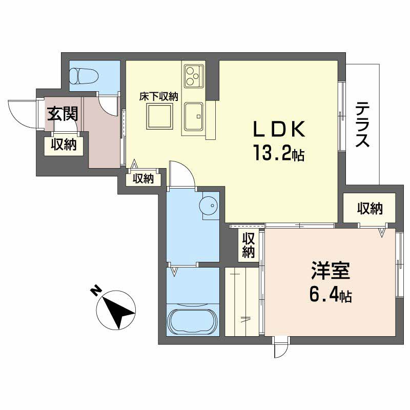 シャーメゾン千里丘の間取り