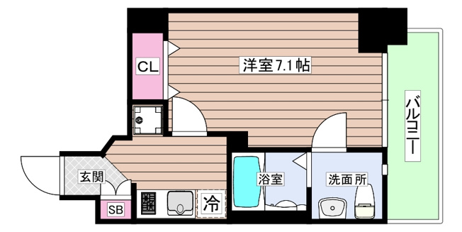 【間取り】 | エグゼ大阪城イースト