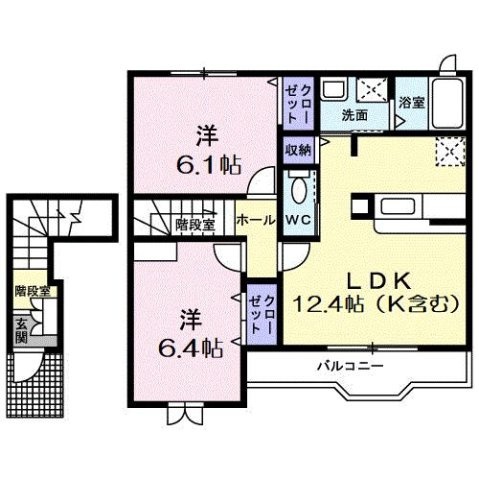 カーサメーラの間取り