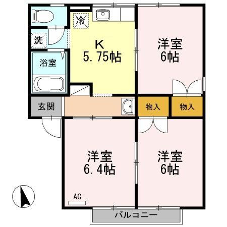 サンロード小山の間取り