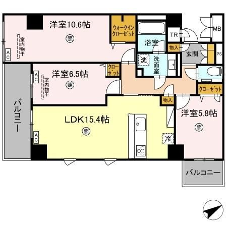リラッサーレの間取り