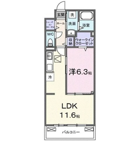 プロムナード　内谷の間取り