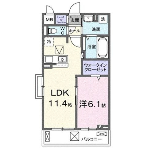 プロムナード　内谷の間取り