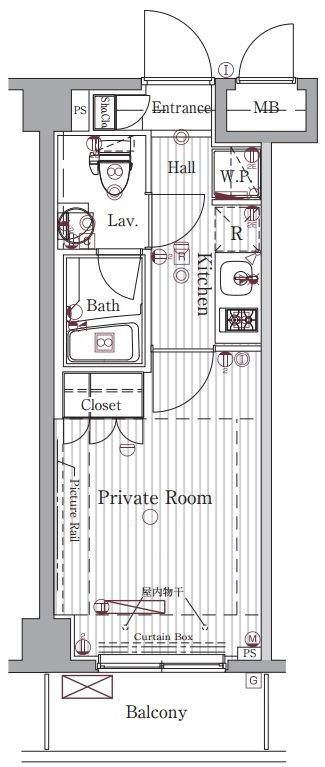 NISHI IKEBUKURO RESIDENCEの間取り