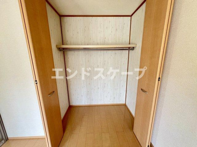 エクレール箱田　Ｂの収納|高崎、前橋、伊勢崎エリアのお部屋探しはエンドスケープまで！お客様の理想お聞かせ下さい♪