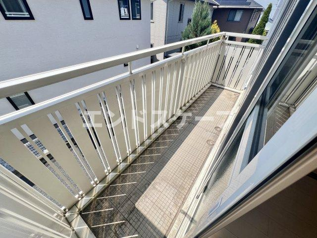 エクレール箱田　Ｂのバルコニー|高崎、前橋、伊勢崎エリアのお部屋探しはエンドスケープまで！お客様の理想お聞かせ下さい♪