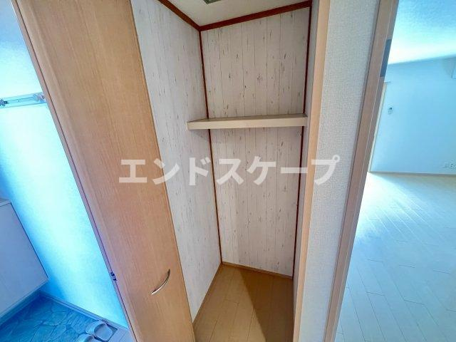 エクレール箱田　Ｂの収納|高崎、前橋、伊勢崎エリアのお部屋探しはエンドスケープまで！お客様の理想お聞かせ下さい♪