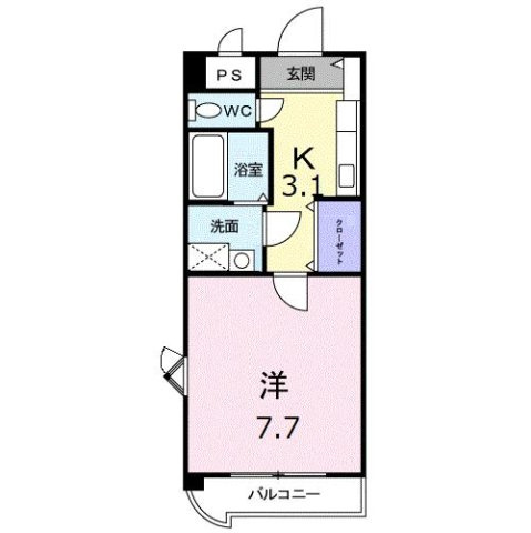 フレグランスの間取り