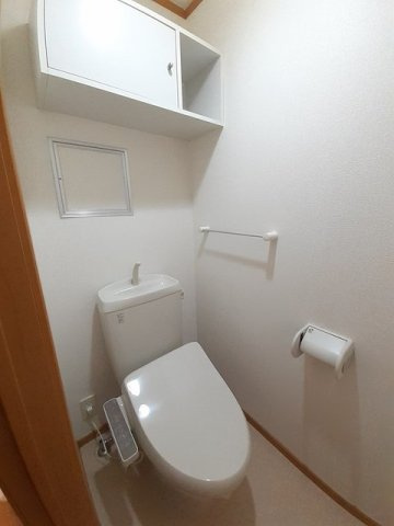 アンジェリカ　Ｂのトイレ|ゆったりとした空間のトイレです