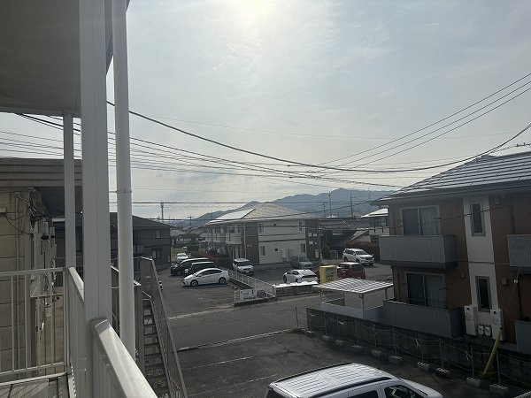レオパレスフクシマⅡのその他|2階共用部分から