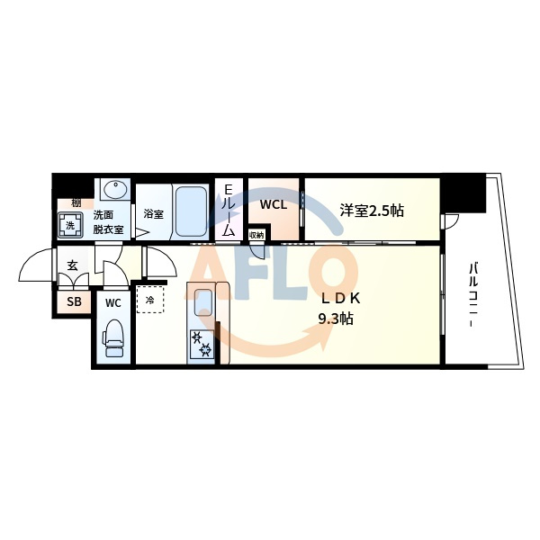 セレニテ難波グランデノールの間取り|セレニテ難波グランデノール　間取り