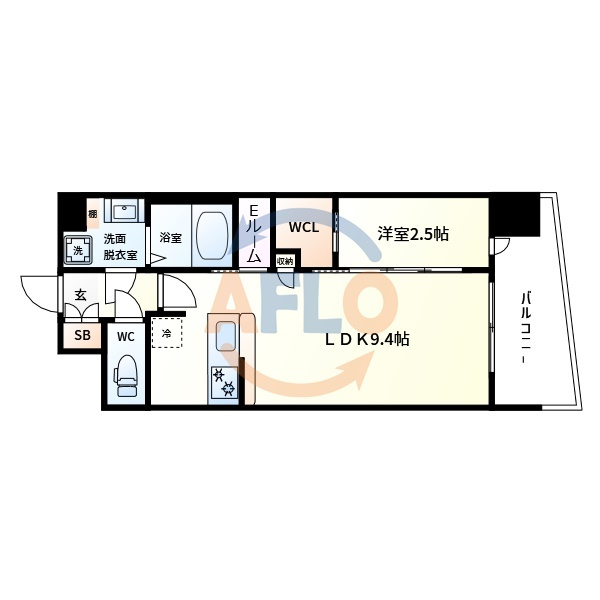 セレニテ難波リアンの間取り|セレニテ難波リアン　間取り