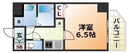 プレサンス神戸元町ミューズの間取り