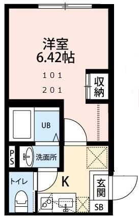 BRIX葛城の間取り