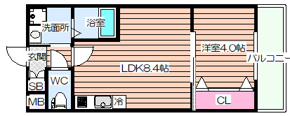 【間取り】 | H-maison御幣島Ⅰ