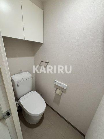 Alivis野田阪神のトイレ|3Fはホワイトウッド系（写真はホワイトマロン系）
