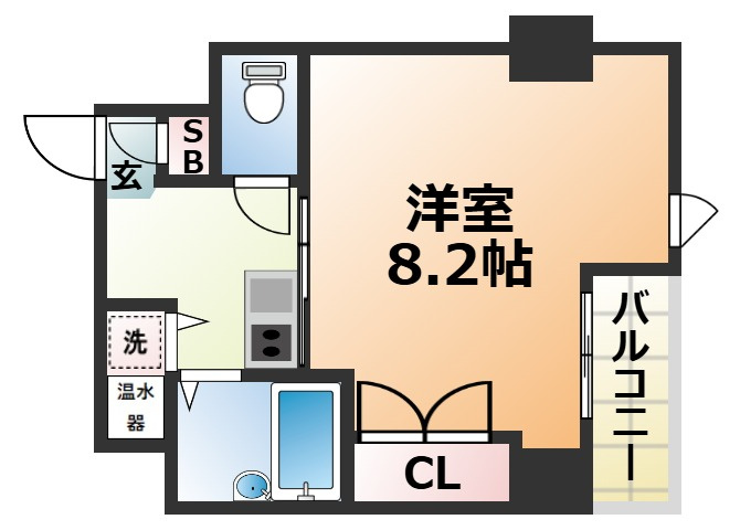 プレサンス神戸メリケンパーク前の間取り
