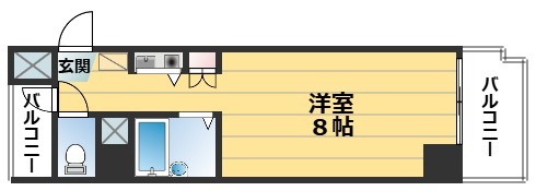 ノアーズアーク京都五条の間取り|間取り
