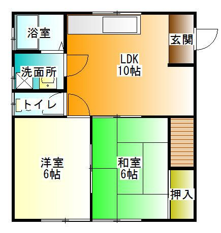 みなみハイツの間取り