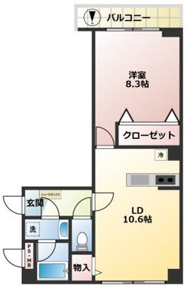山口ビルの間取り