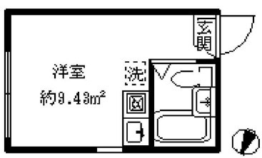 クレールメゾン代々木上原Aの間取り
