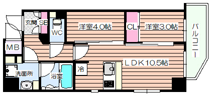 【間取り】 | アーバネックス西本町
