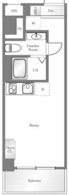 練馬区練馬３丁目の賃貸マンションの間取り