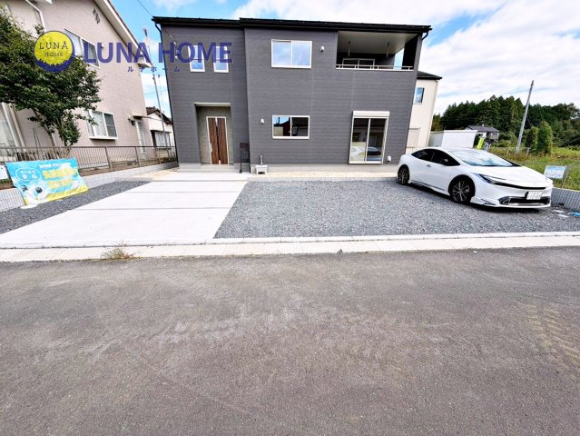 小美玉市納場第4　新築戸建の駐車場