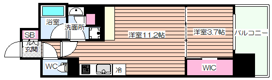 【間取り】 | アーバネックス本町Ⅱ