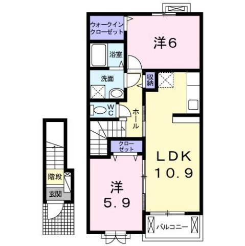 フォーシーズンズⅠの間取り